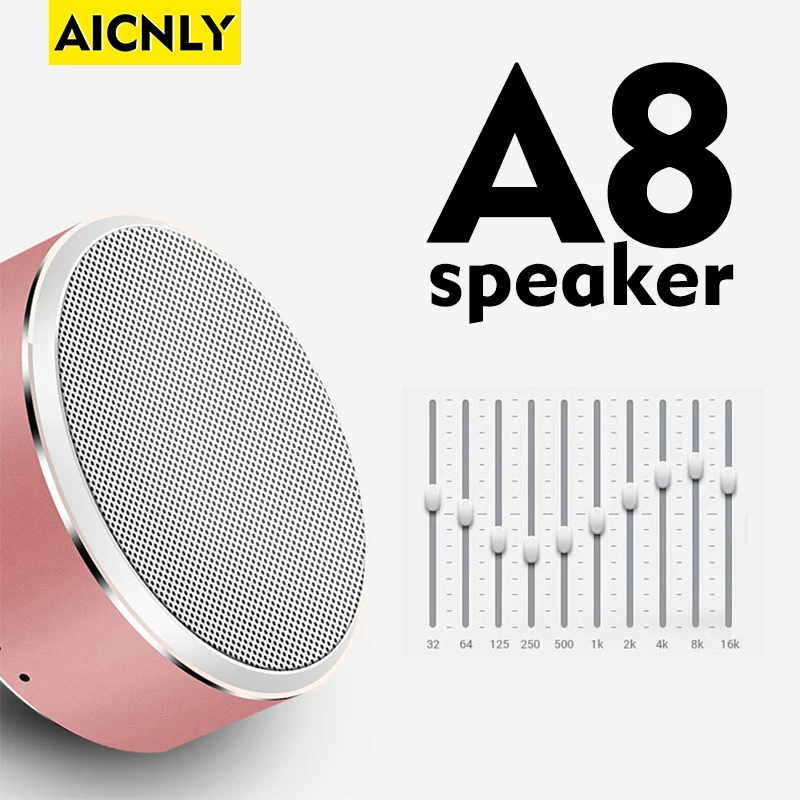 A8 Bluetooth динамик Портативный Открытый громкий беспроводная мини Колонка 3D 10 Вт