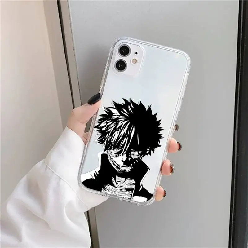 

dabi boku no hero academia manga Phone Cases Transparent soft For iphone 5 5s 5c se 6 6s 7 8 11 12 plus mini x xs xr pro max