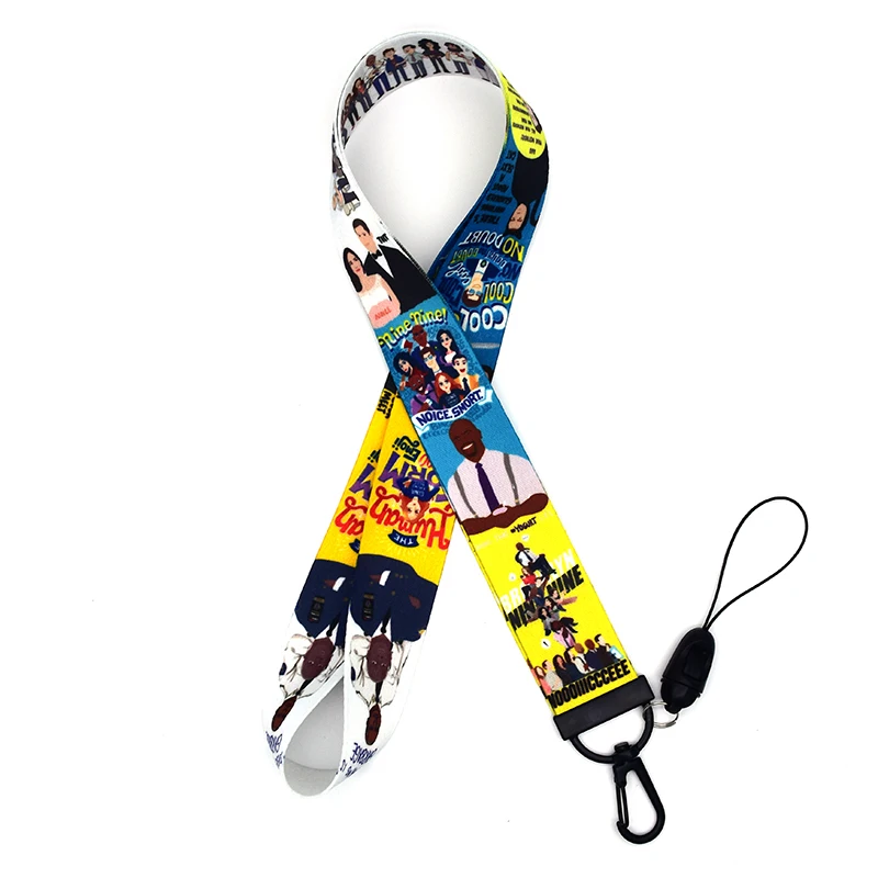 Бруклин Nine Lanyard Акварельная печать Lanyards чехол для телефона TV Show ключей держатели