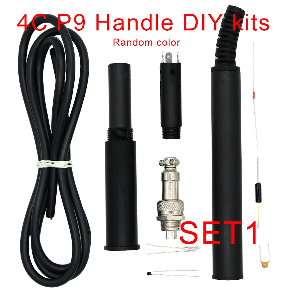 T12-P9 пластик паяльник ручка DIY наборы для STC/OLED 952/951 мини 942/941 станция DIY запасные части - Цвет: SET1 4C