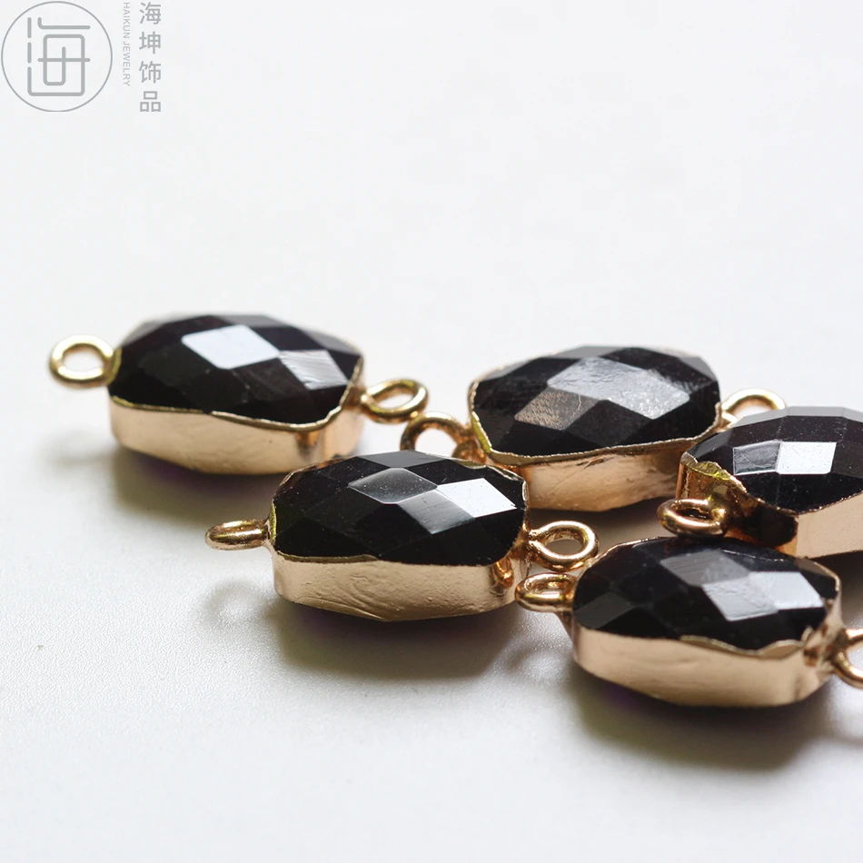 Ремесло поставка стеклянный кристалл соединитель звено кулон 14*10 мм (ZH406 2)|Бусины|