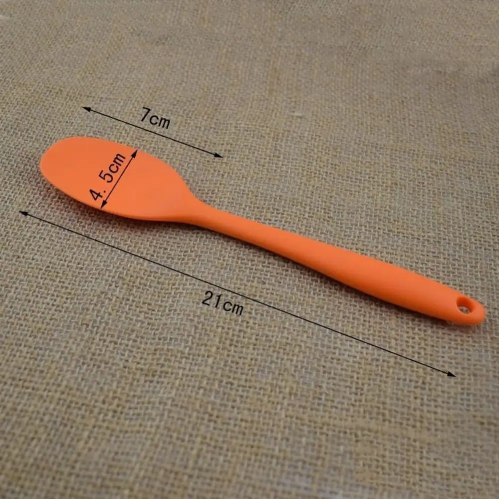 

Kitchen Cooking Utensil Silicone Long Handle Spatula Non-stick Scraper Spoon Heat Resistant Flexible Spoon