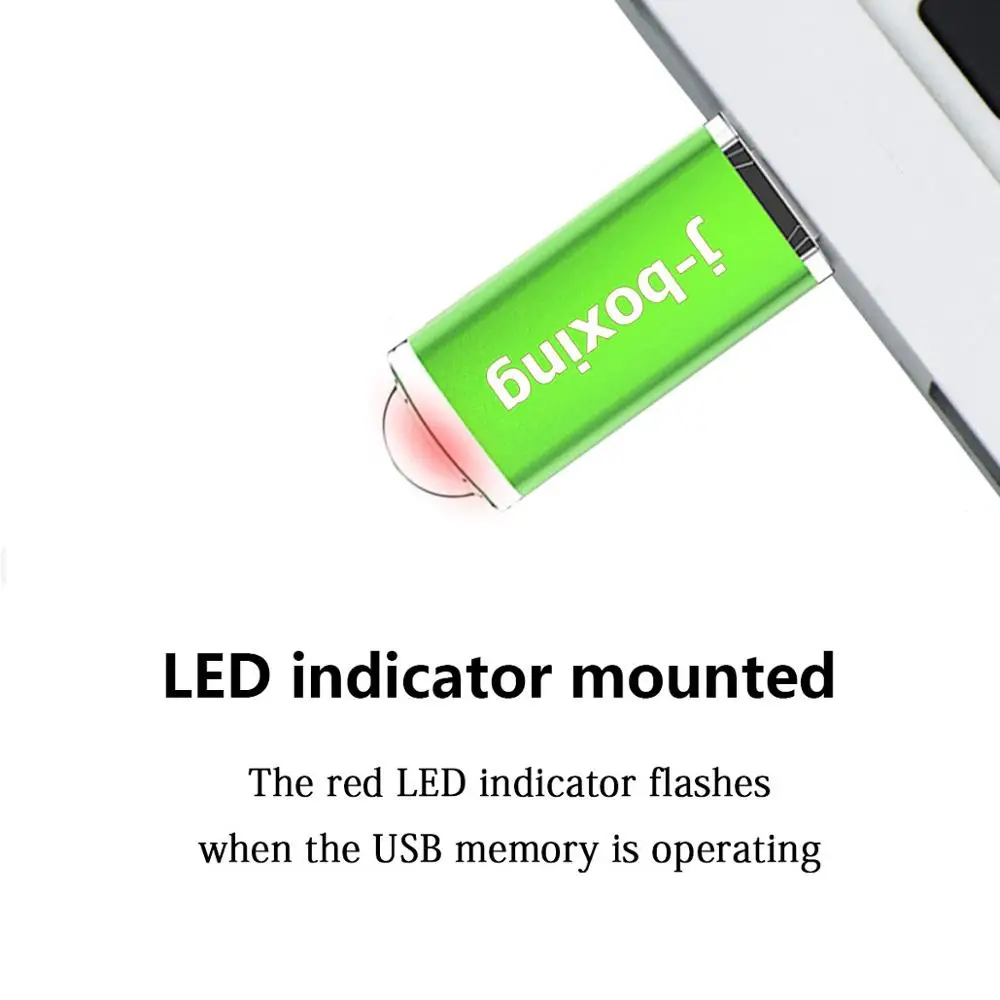 J-boxing 100PCS USB Flash Drive 64MB-512MB Pen Drives Rectangle Memory Stick for PC Laptop Tablet Macbook 1GB-32GB Full Capacity