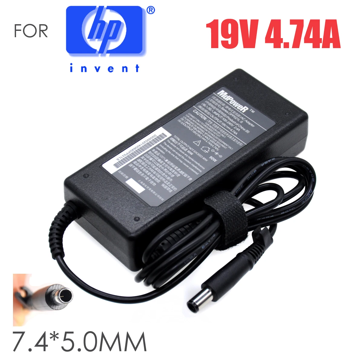 Зарядное устройство для ноутбука HP ProBook 430 G1/G2 450 G2 4411S dv6 CQ40 g4 6715s 6710s PPP012D-S/19 5 V 4.62A |