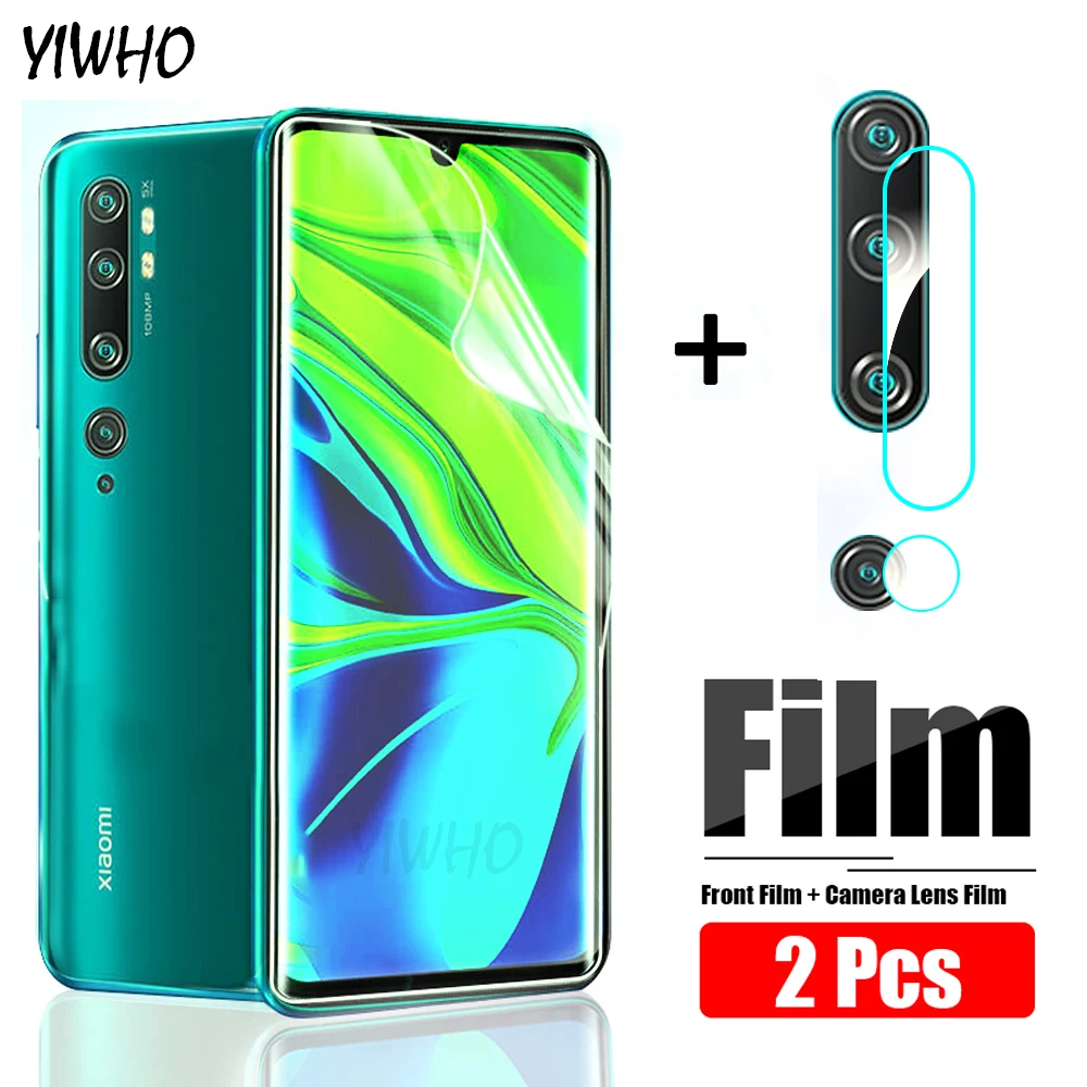 

Мягкая защитная пленка с полным покрытием для Xiaomi Mi 10 Pro, Защита экрана для Xiaomi Note 10 Pro, пленка для объектива камеры Xiami Mi10 Note10