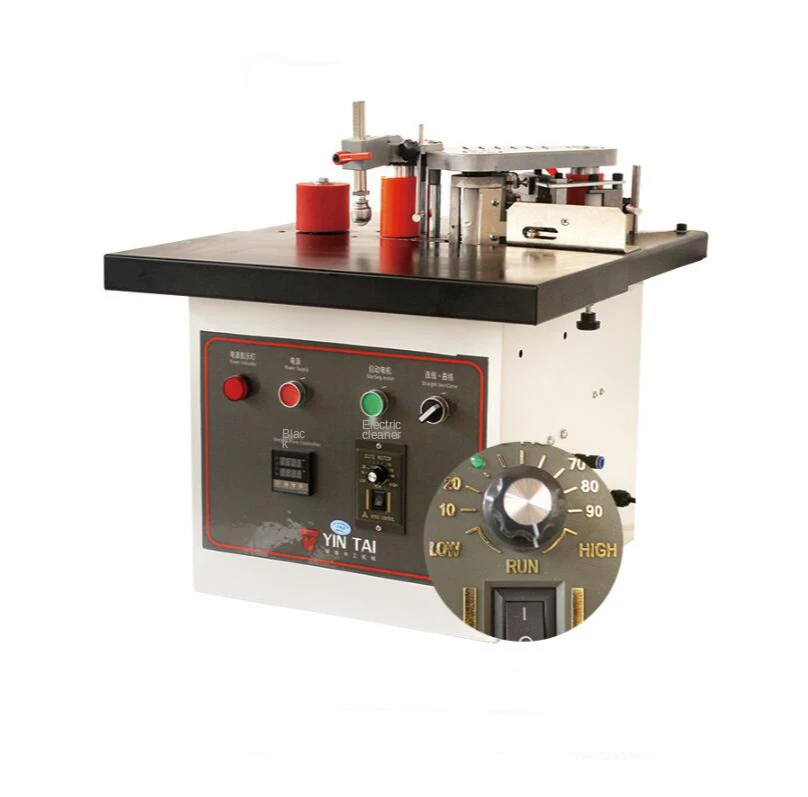 

Маленький Кромкооблицовочный станок Деревообрабатывающие инструменты Портативный Кромкооблицовочный станок двусторонний клей рабочий г...