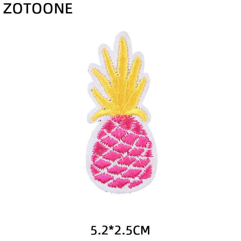 PE1743CT ZOTOONE животные нашивки в форме единорога цветок сердце наклейки с Фламинго железо на одежду теплопередача аппликация вышитая ткань G - Цвет: PE1743CT