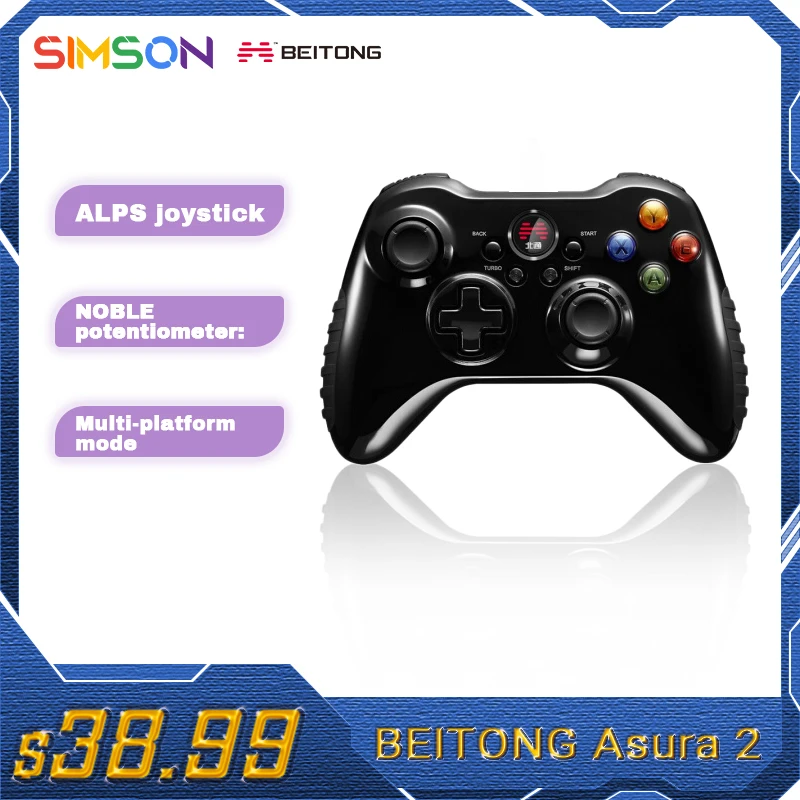 

Игровой контроллер Beitong Betop Asura 2 с несколькими шаблонами, игровой контроллер NBA 2K22 Far Cry 6 Deathloop steam, Поддержка Android