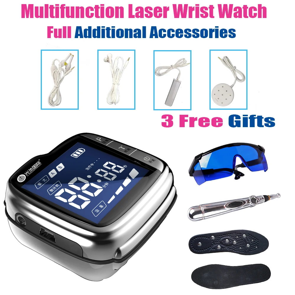 

LASTEK 650nm LLLt мягкий лазерный лечебный инструмент, наручные часы, физиотерапия, диабетики, гипертензия, устройство холодной лазерной терапии