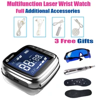 lastek 650nm lllt soft laser treatment instrument wrist watch physical therapy diabetics hypertension cold laser therapy device