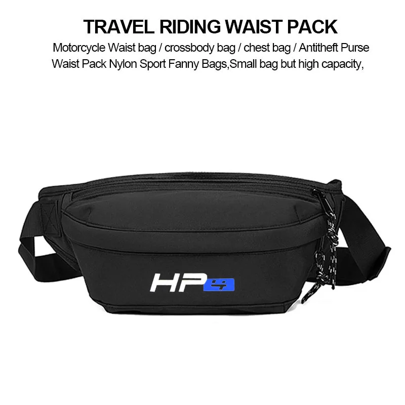 

Мужской поясной кошелек с логотипом для BMW, HP 4, HP 4, нагрудная сумка на бедро, косым поясе, для езды на мотоцикле, с защитой от кражи