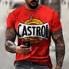 Мужская повседневная спортивная свободная футболка с коротким рукавом и круглым вырезом