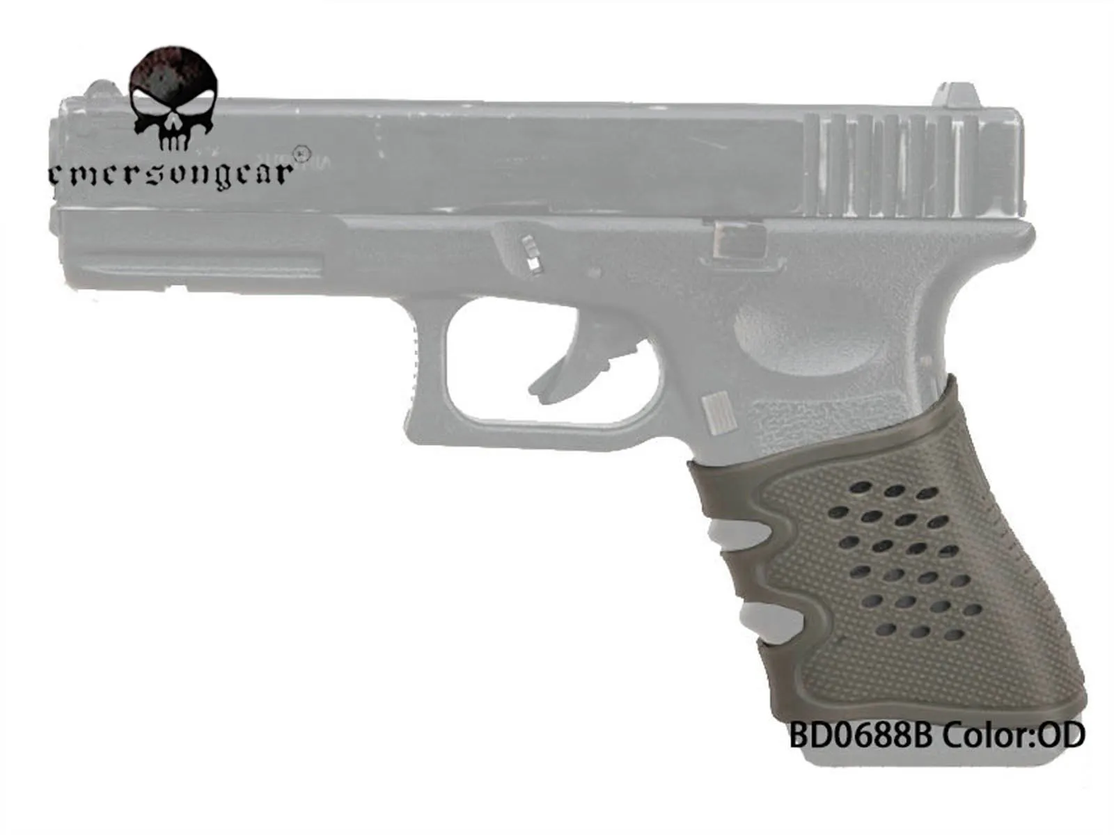 EMERSON Тактический резиновая ручка перчатка для Glock 17 мм 19 20 21 22 23 25 31 32 34 35 37 38 BD0688|glove