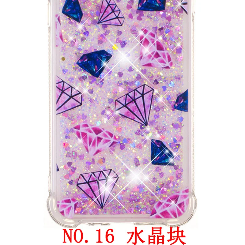 NO.16 Милый чехол для Samsung Galaxy J3 J5 J7 J36 J56 J76 Блестящий Жидкий чехол SM J710FN/DS J710F J510F/DS J510FN/DS J320F/DS J300F - Цвет: NO.16