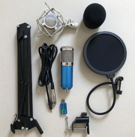 

Конденсаторный микрофон USB, микрофон для записи, реверберации, компьютерных игр, живых микрофонов