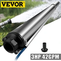 vevor 3hp deep well pump with 10m cable 42gpm submersible pump stainless steel solar water pump farmland agricultural irrigation
