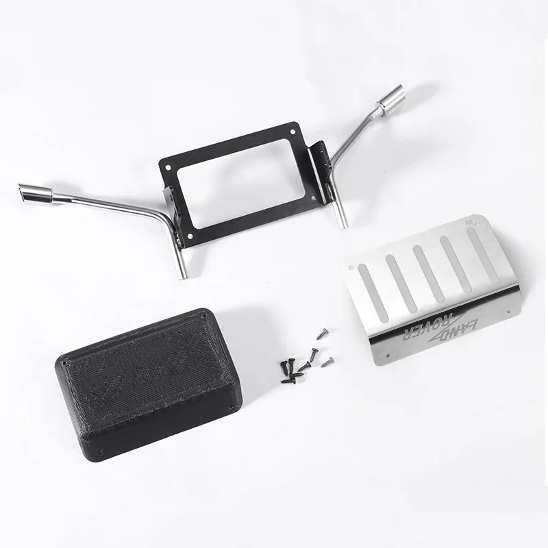 Набор с имитацией масляного бака и выхлопной трубы для TRAXXAS TRX4 Defender 1/10