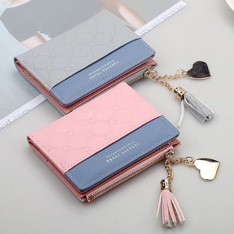 PACGOTH новый модный короткий кошелек контрастного цвета для женщин Повседневный с