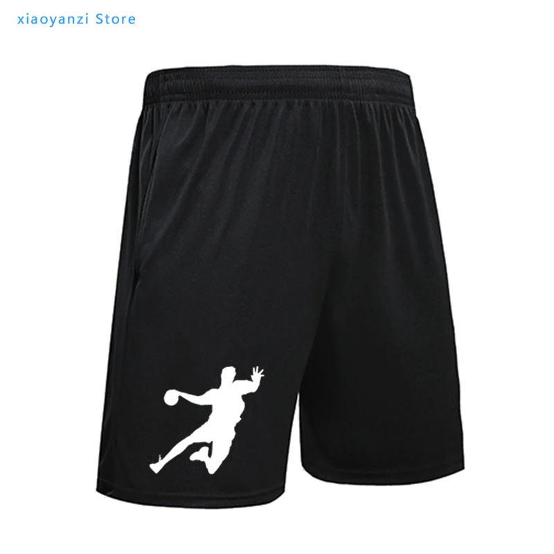 

New Novelty handball running pants men Fashion sports casual shorts Mens designs creative skateboard short pants streetwear