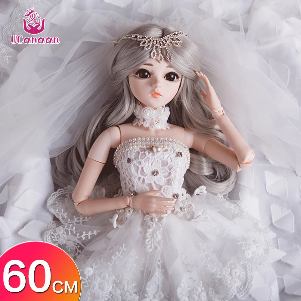 UCanaan 60 см 23 6 ''BJD SD куклы с 18 шариковых суставов одежда наряд обувь парик волосы