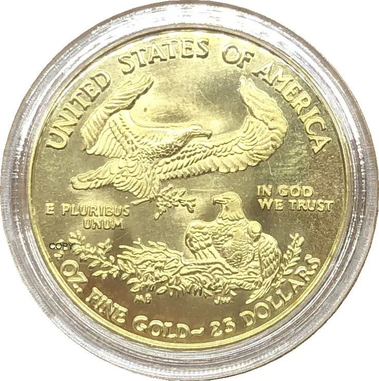 Соединенные Штаты золото металлические монеты менее 25 долларов 1990 свобода MCMXC