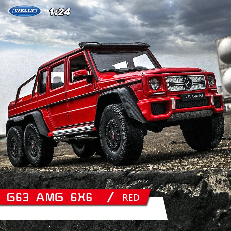 G63 AMG Welly 1:24 Mercedes-Benz G500 G55 автомобиль сплав модель автомобиля моделирование автомобиля украшение коллекция Подарочная игрушка Литье под давлением модель игрушка для мальчиков - Цвет: G63 AMG