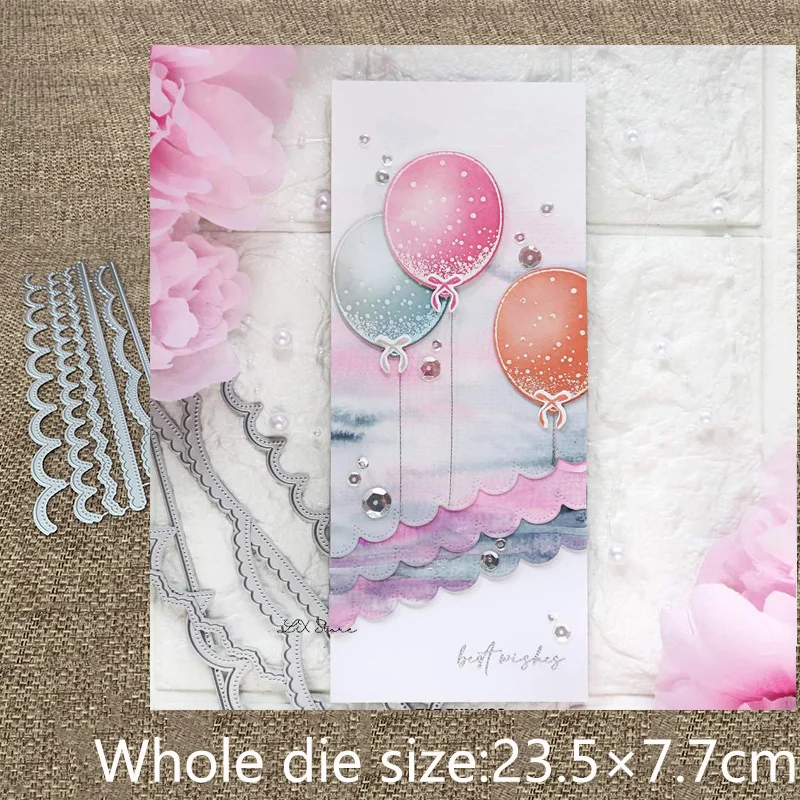 Новый дизайн металлический трафарет для рукоделия пресс формы края украшение