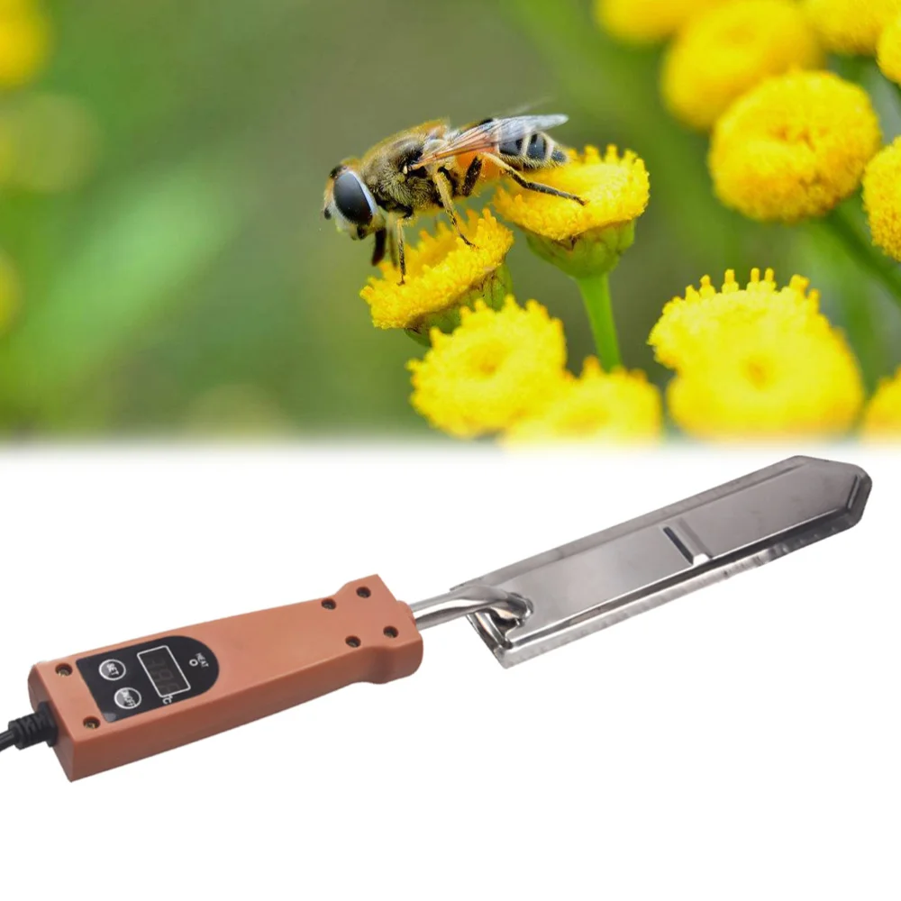 

Uncapping Stainless Steel Electric Beekeeping Scraper Honey Cutter Tool (US Plug)