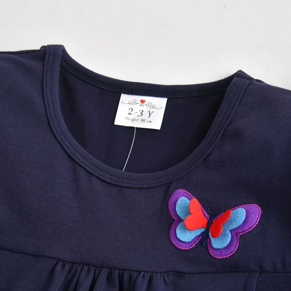 VIKITA/Брендовые платья для девочек Детское платье в полоску малышей Roupa Infantil