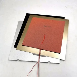 funssor 1 set voron 2 4 3d printer mic6 aluminum build plate pei heated bed silicone heater 110220v 250300350mm size free global shipping