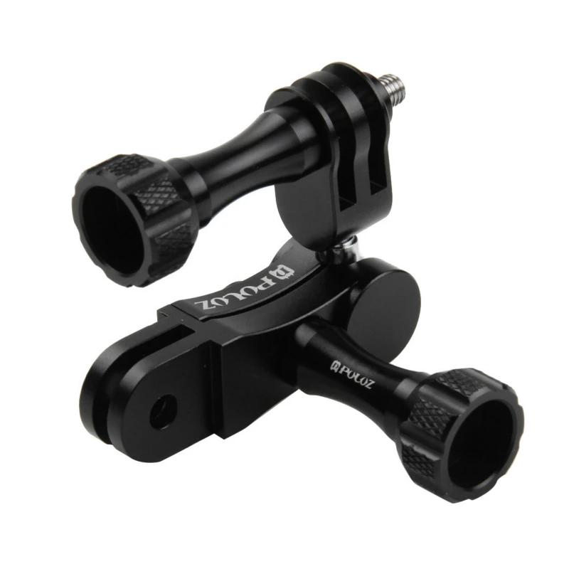 

CNC Aluminum Ball Joint Mount with 2 Long Screws for GoPro NEW HERO /HERO7/6 /5 Session DJI OSMO Action Xiaoyi Sports Cameras
