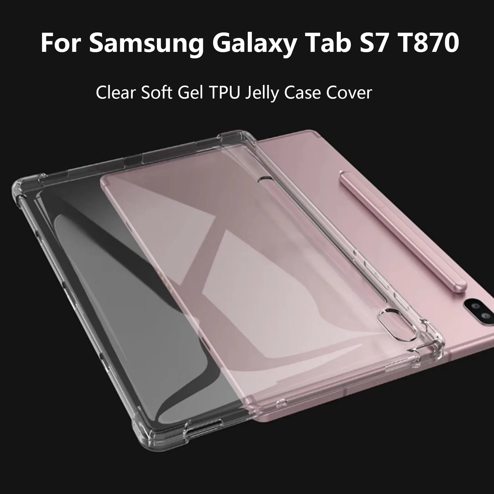 Тонкая Противоударная мягкая гелевая Резиновая Защитная задняя крышка из ТПУ с