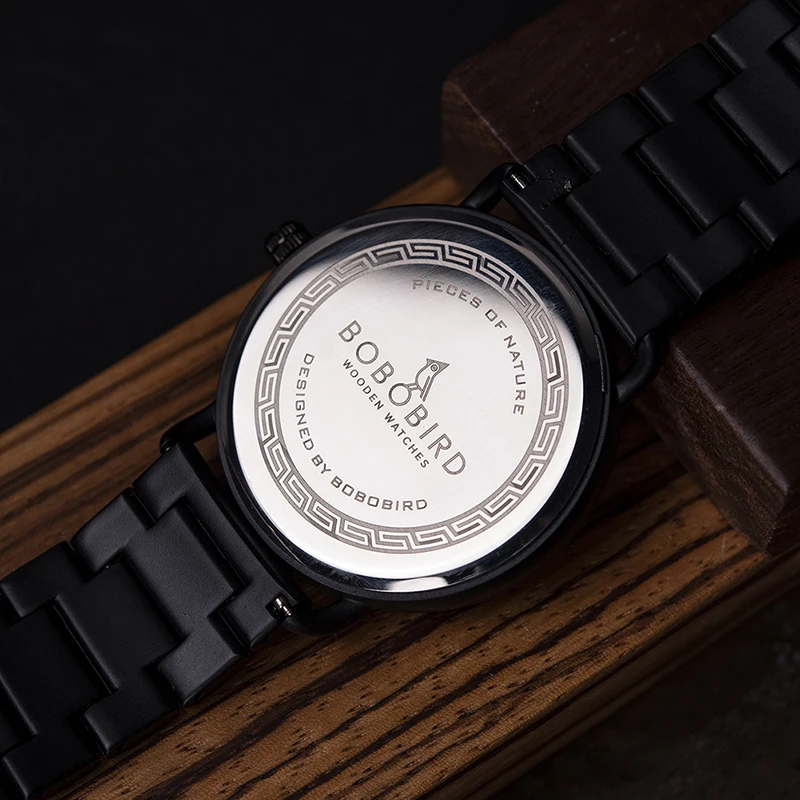 Часы reloj hombre BOBO BIRD мужские наручные кварцевые повседневные роскошные деревянные