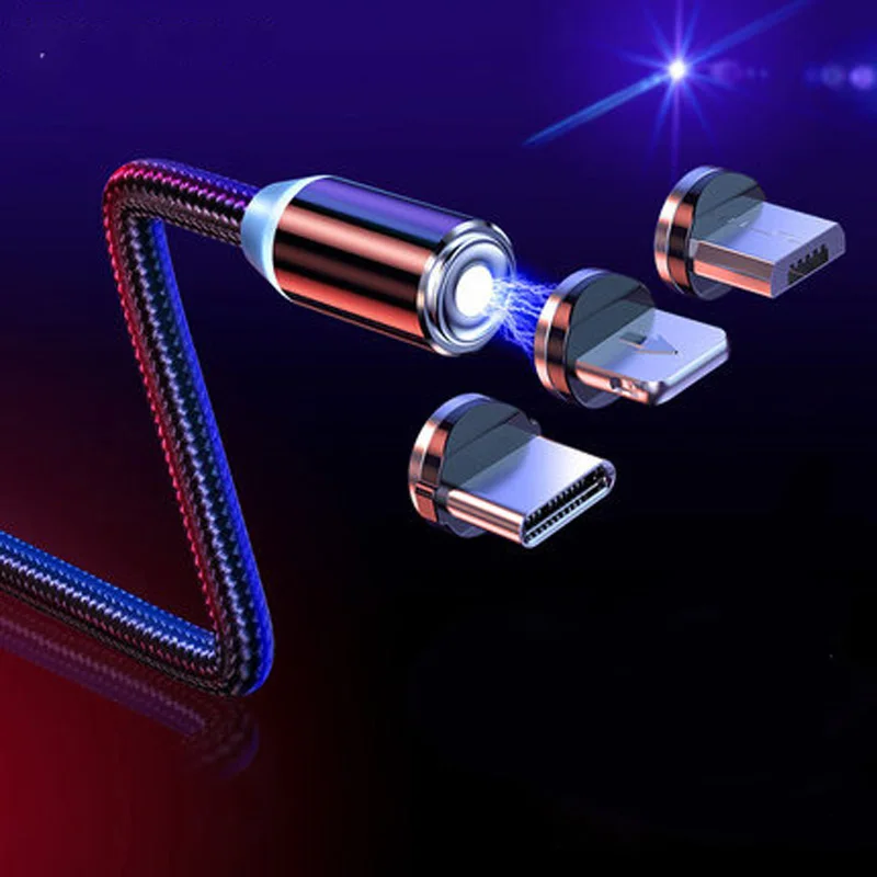 Магнитный кабель Micro USB Type C для Huawei Y5 Y6 Y7 Y9 2018 P Smart Z 2019 honor 8X 9X 20 Xiaomi LG быстрой