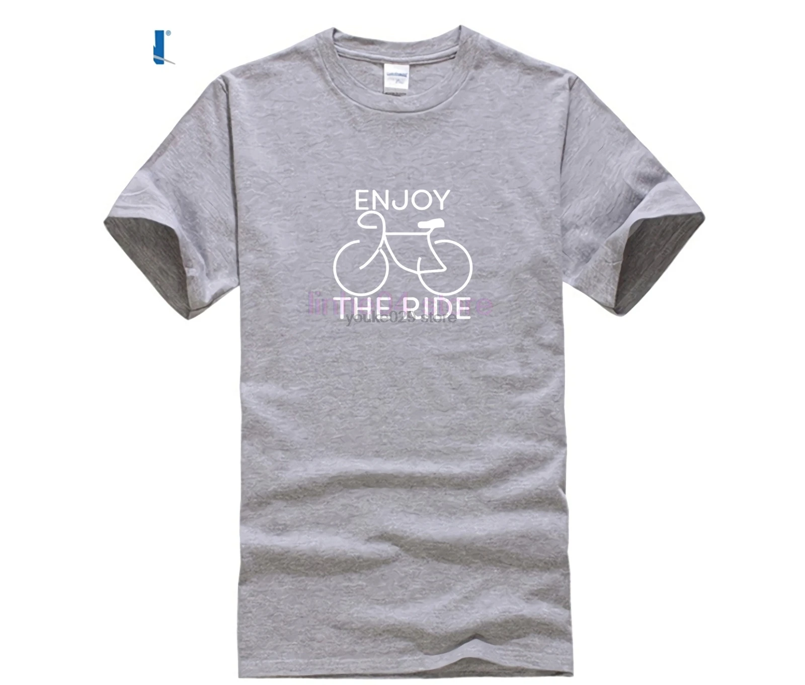 2019 брендовая дизайнерская флуоресцентная синяя футболка Enjoy The Ride Biker Мужская