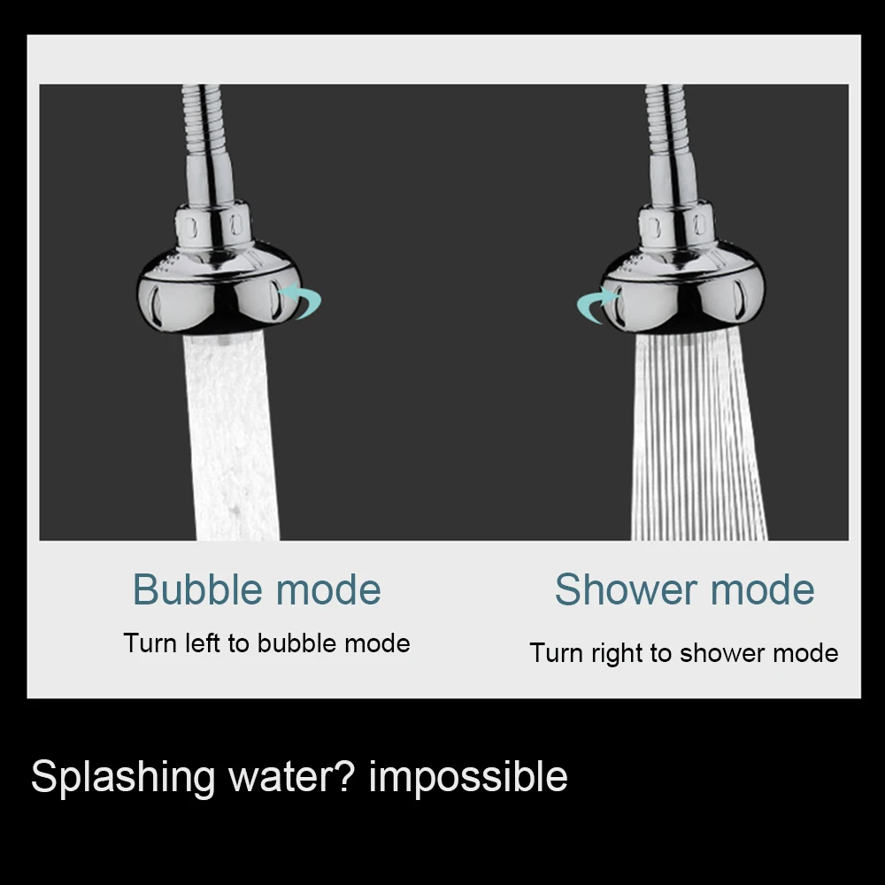 Кухонная насадка для крана водосберегающий кран душевой фильтр два режима 360