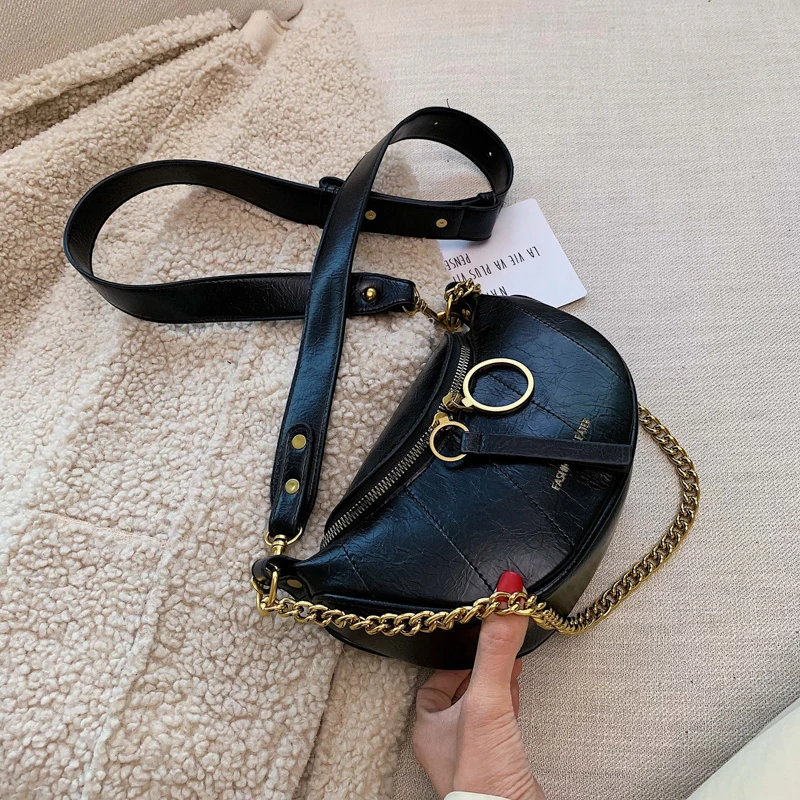 STYLE 2 Модные Качественные Женские сумки через плечо из искусственной кожи, маленькая сумка через плечо с цепочками, женские дорожные сумки и кошельки - Цвет: STYLE 2