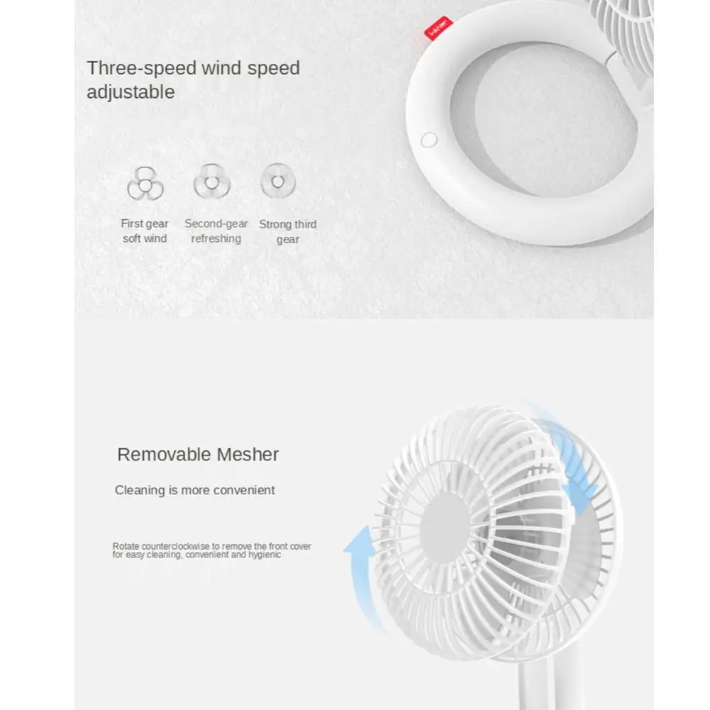 

Mini Folding Fan Portable Small Air Cooler USB Charging Silent Desktop Fan Household Appliances