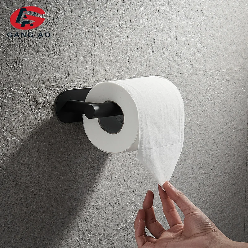 Набор аксессуаров для ванной комнаты черный крючок халата вешалка полотенец