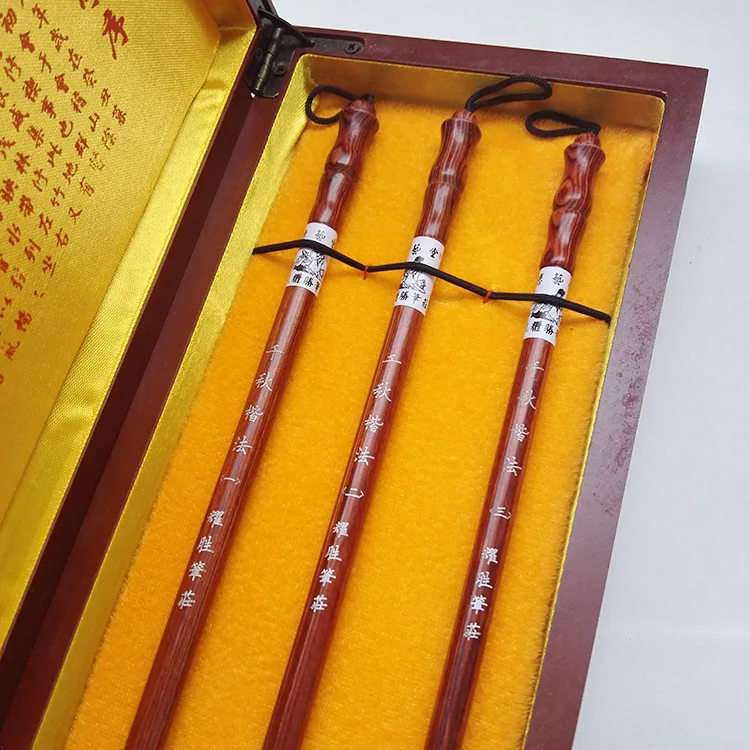 Chinese Calligraphy Practice Brushes 3pcs Brushes Pen Set The Four Treasures of Study Chinese Calligraphy Supplies Chinese Gift