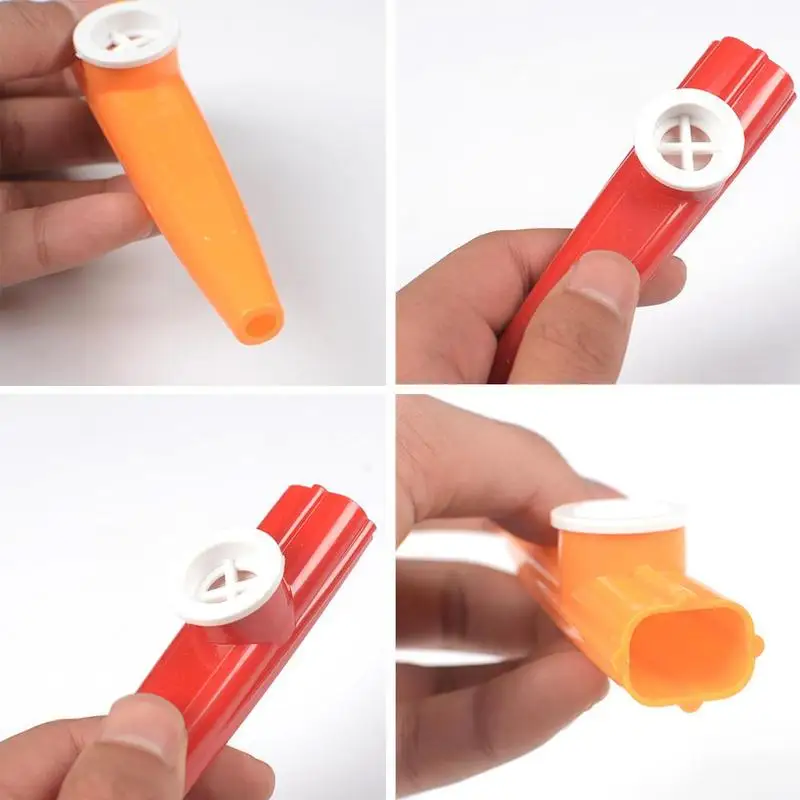 Новый пластиковый музыкальный инструмент Kazoo для детской музывечерние Orff