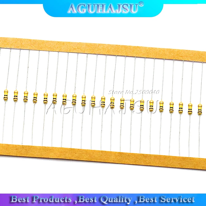 Резисторы из углеродистой пленки 1/4 Вт 100 к 5% пять цветных кольцевых резисторов (100