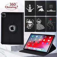 for apple ipad air 4air 1air 2air 3 360 tablet rotating case anti vibration protection case free stylus
