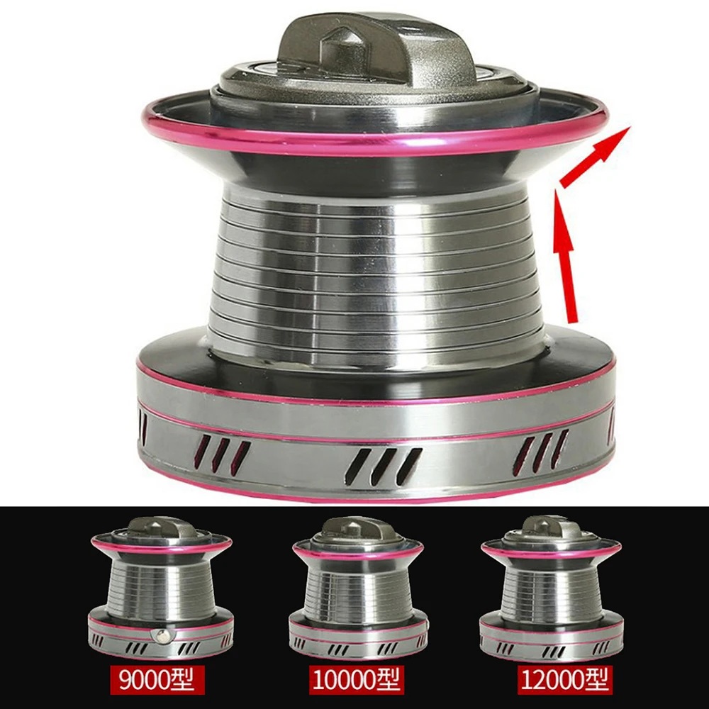 

Spinning Fishing Reel 12BB + 1 Bearing Balls 9000-12000 Series Metal Coil Spinning Reel Boat Rock Fishing Wheel
