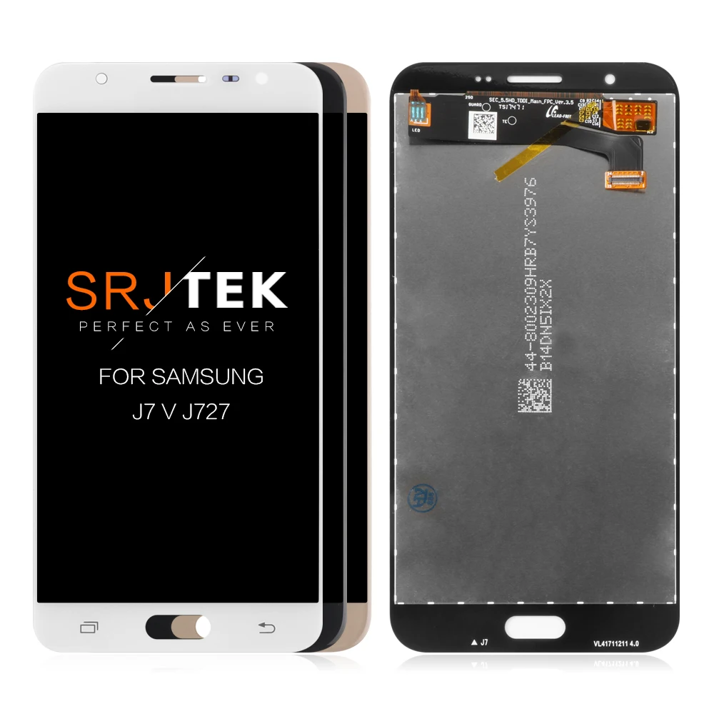ЖК-дисплей IPS/TFT 5 для Samsung Galaxy J7 V 2017 J727 сенсорный дигитайзер Сменное стекло J727A J727T