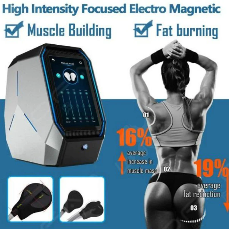 

New Tech Ems Machine Fat Removal Body Slimming Emslim Em Slim Machines Build Muscle Cellulite Reduction Equipment Spa Use