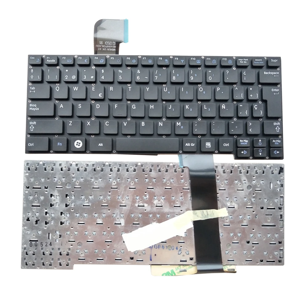 

New Spanish Keyboard For Samsung X128 X130 X123 X125 X180 X280 NF210 NF310 N250 SP/ES Spain Replacement Keyboards 9Z.N4PSN.B0S