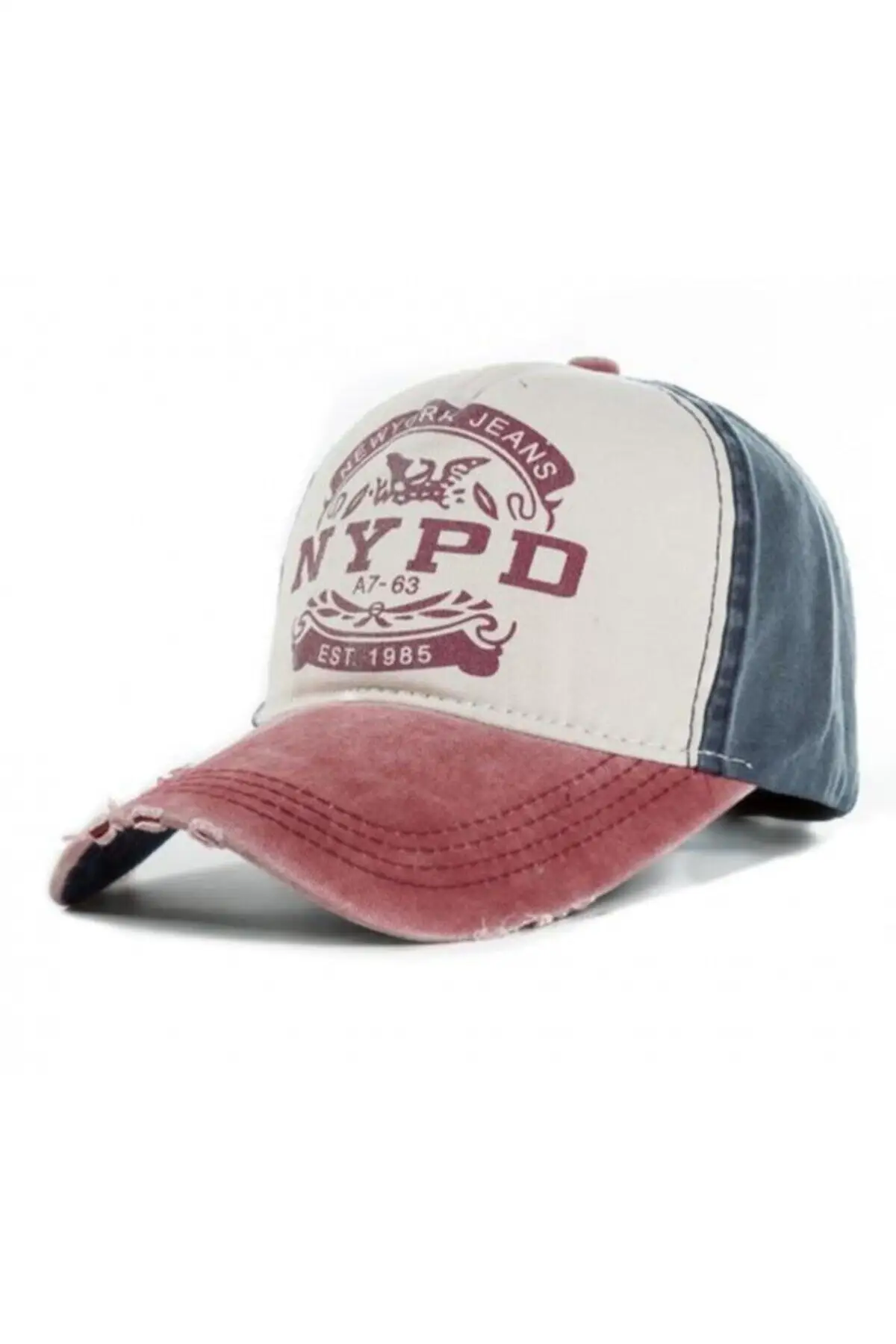 

2021 New Fashion Unisex Red Cotton Baseball Cap Cap Hat Tumbled Design Summer Dad Hat Quality Product Free Shipping