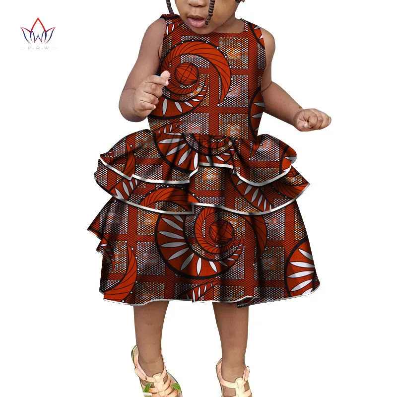 2020 летняя африканская одежда для детей с круглым вырезом традиционное Хлопковое
