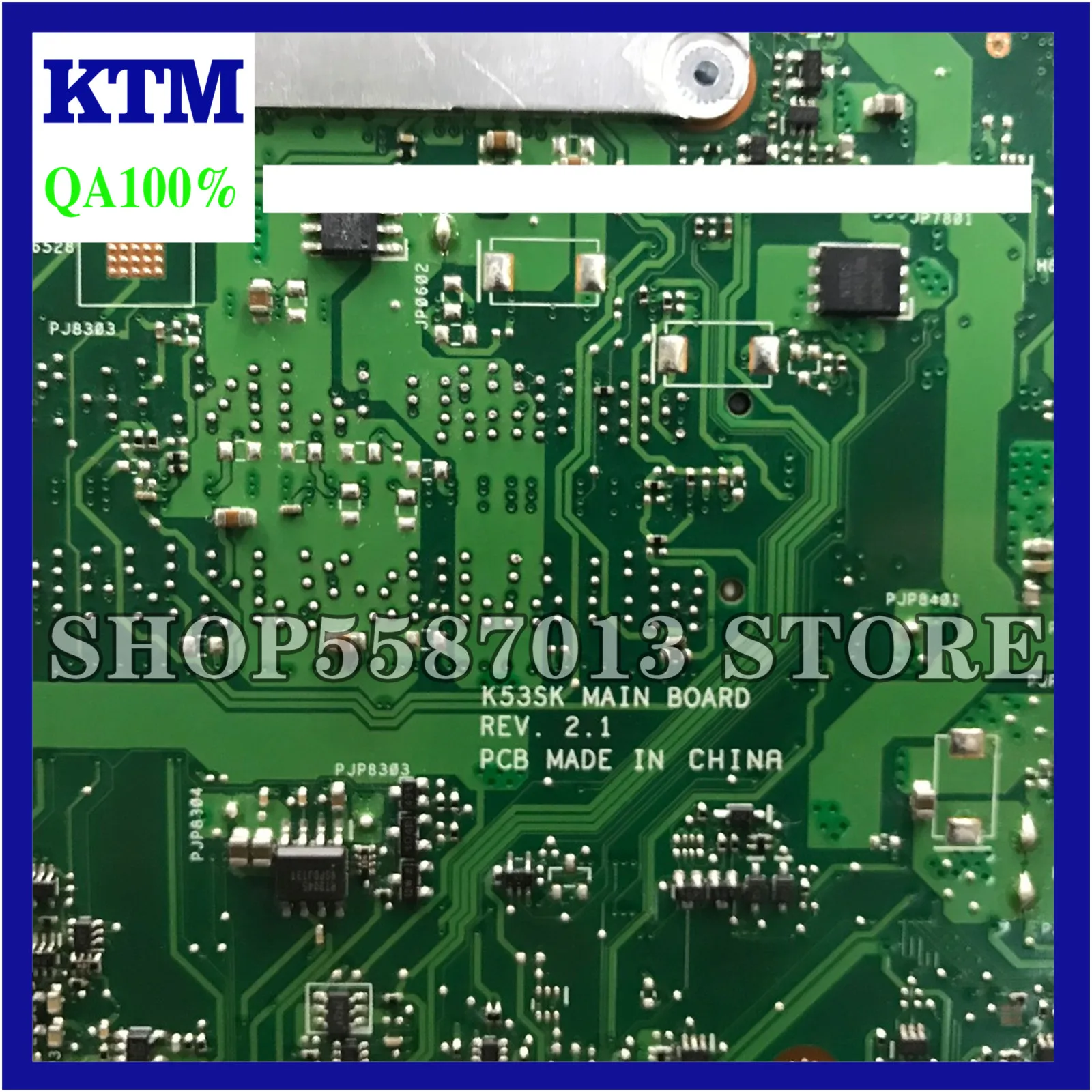 

KEFU K53SK Motherboard For ASUS Q550JV K53SK K53S Laptop Motherboard 60-N7RMB2100-D05 REV2.1 HM65 K53SK Mainboard test 100% Test